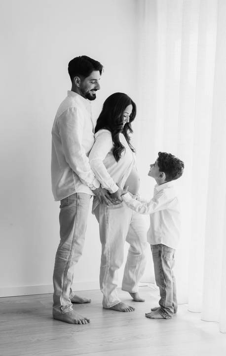 Sessão de grávida - Estúdio'