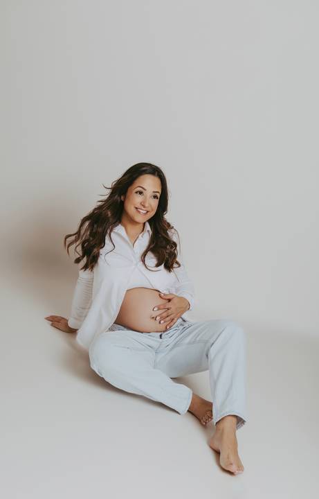 Sessão de grávida - Estúdio'
