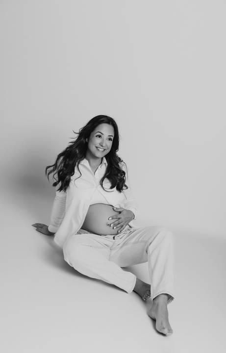 Sessão de grávida - Estúdio'