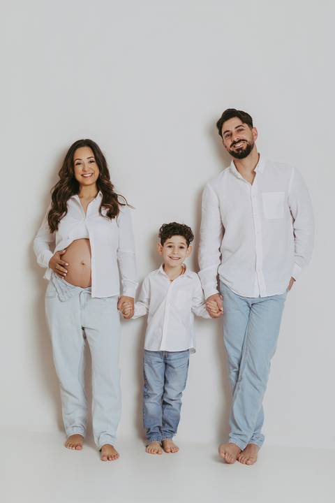 Sessão de grávida - Estúdio'