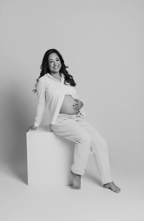 Sessão de grávida - Estúdio'