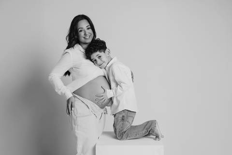 Sessão de grávida - Estúdio'