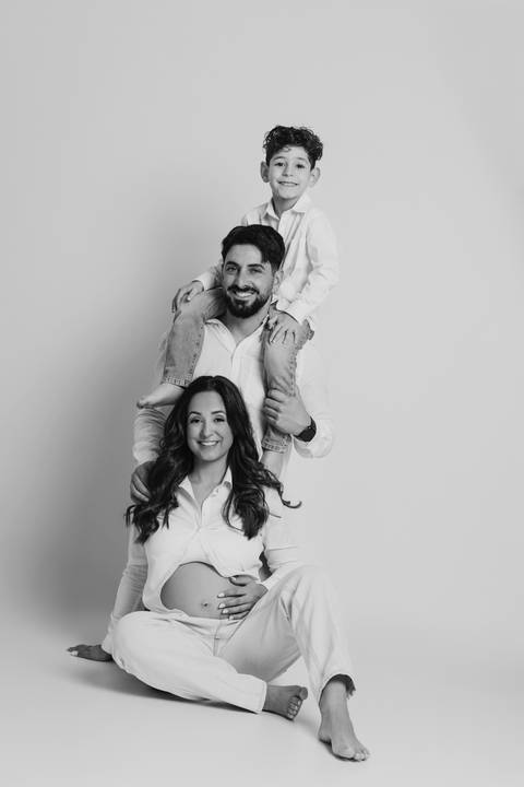 Sessão de grávida - Estúdio'