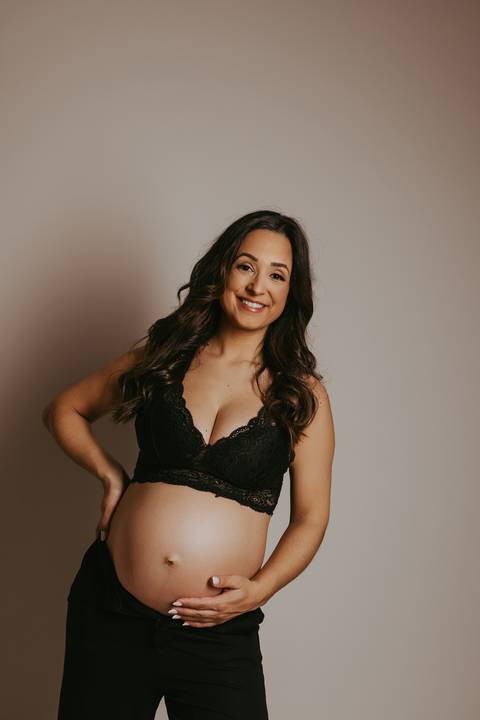 Sessão de grávida - Estúdio'