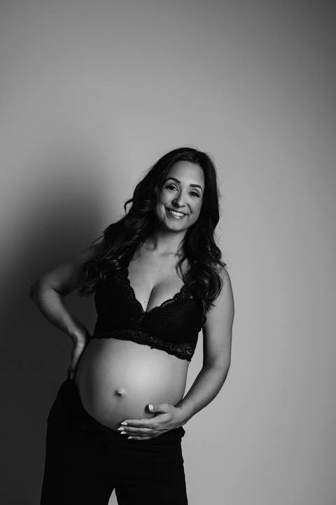 Sessão de grávida - Estúdio'