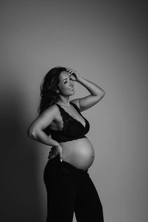 Sessão de grávida - Estúdio'