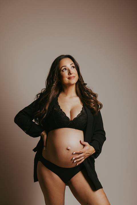 Sessão de grávida - Estúdio'
