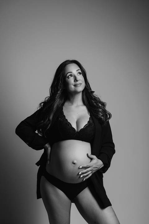 Sessão de grávida - Estúdio'