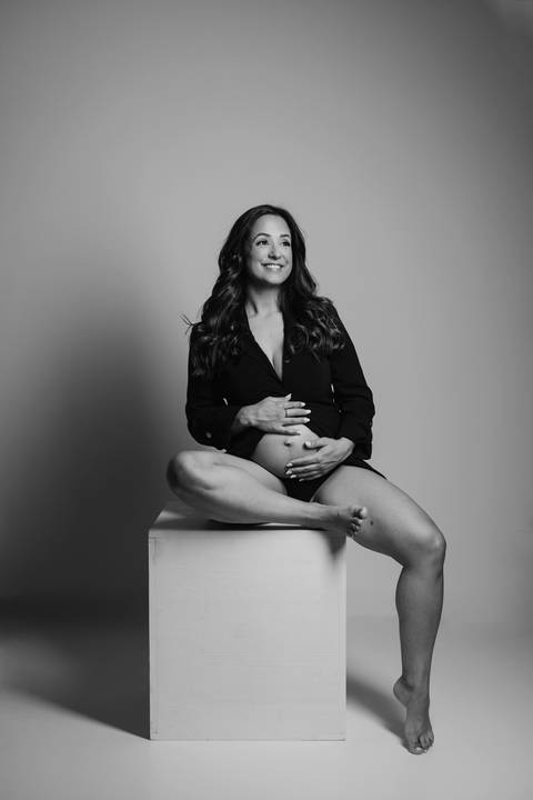 Sessão de grávida - Estúdio'