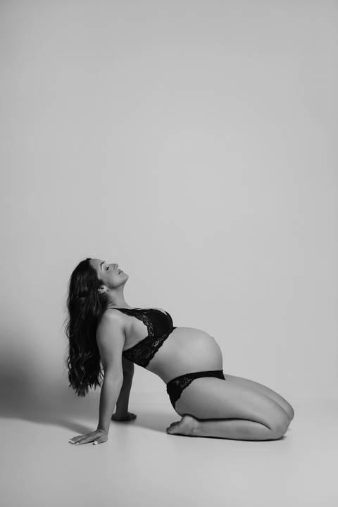 Sessão de grávida - Estúdio'