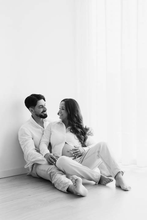 Sessão de grávida - Estúdio'