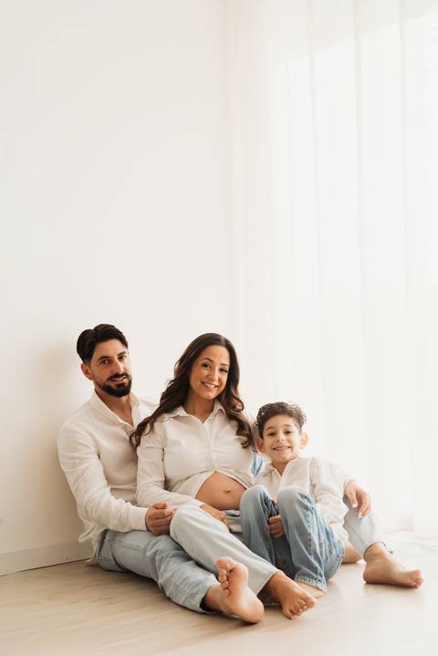 Sessão de grávida - Estúdio'