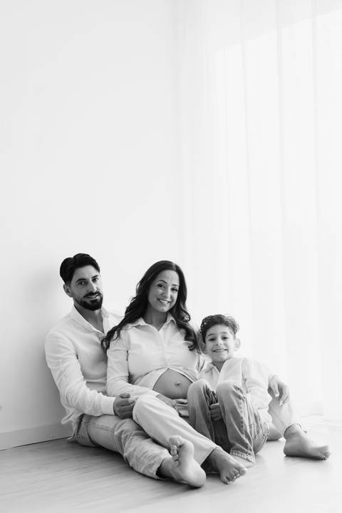 Sessão de grávida - Estúdio'