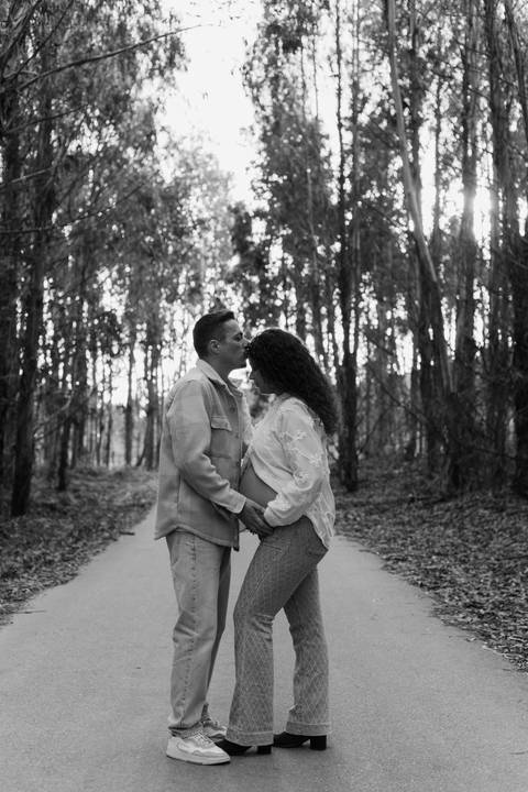 Sessão fotográfica de grávida - exterior'