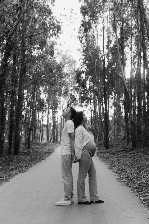 Sessão fotográfica de grávida - exterior'