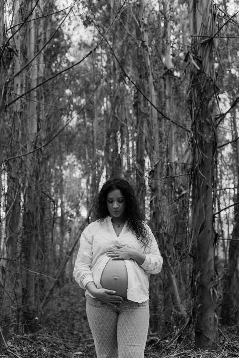 Sessão fotográfica de grávida - exterior'