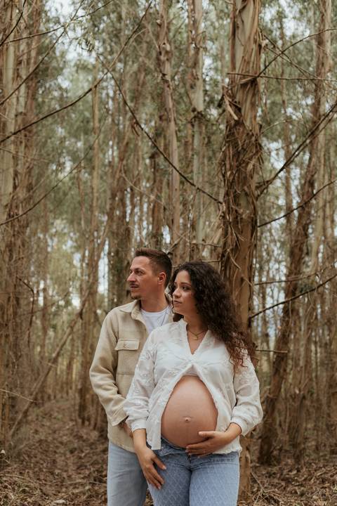 Sessão fotográfica de grávida - exterior'