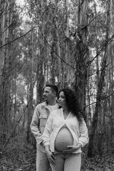 Sessão fotográfica de grávida - exterior'