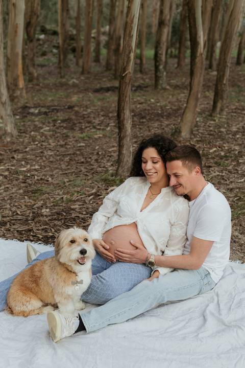 Sessão fotográfica de grávida - exterior'