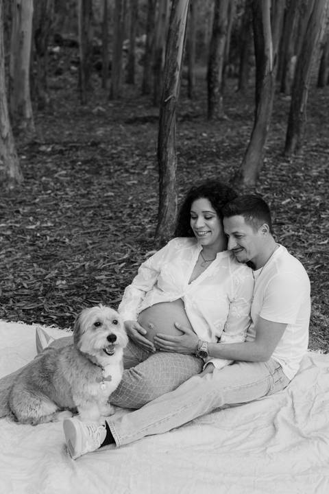 Sessão fotográfica de grávida - exterior'