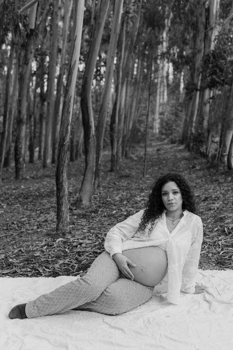 Sessão fotográfica de grávida - exterior'