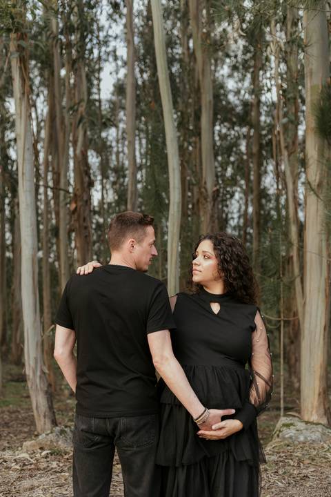 Sessão fotográfica de grávida - exterior'