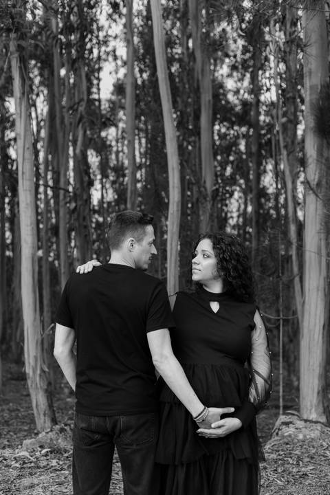 Sessão fotográfica de grávida - exterior'