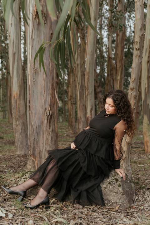 Sessão fotográfica de grávida - exterior'