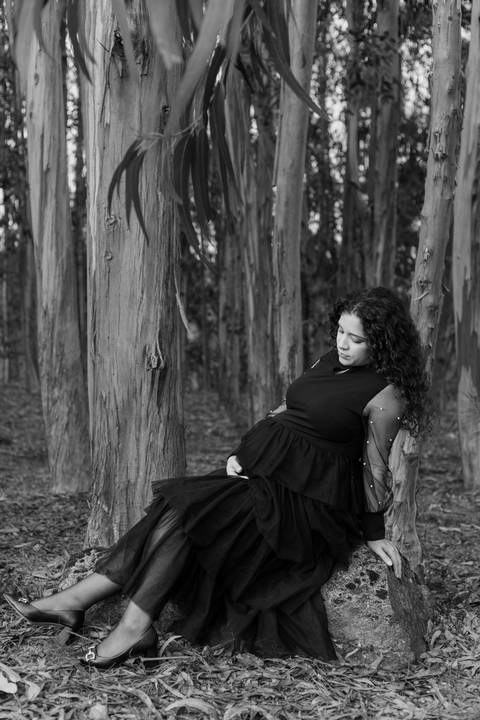 Sessão fotográfica de grávida - exterior'