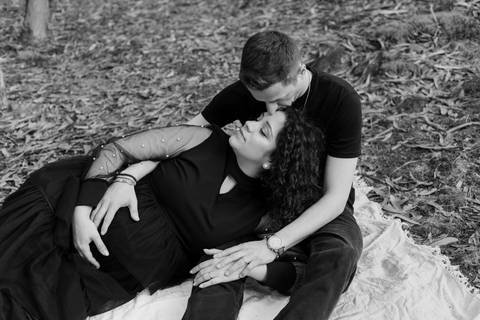 Sessão fotográfica de grávida - exterior'