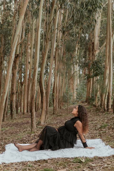 Sessão fotográfica de grávida - exterior'