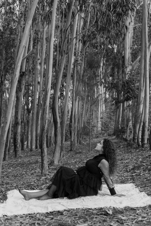 Sessão fotográfica de grávida - exterior'