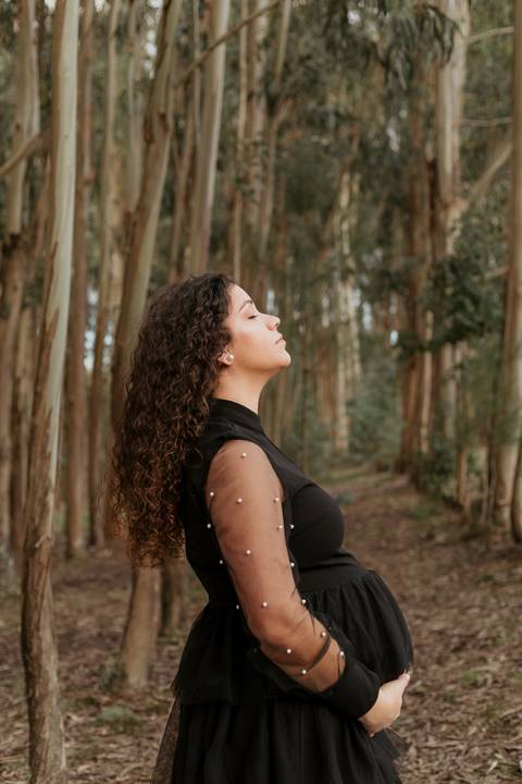 Sessão fotográfica de grávida - exterior'