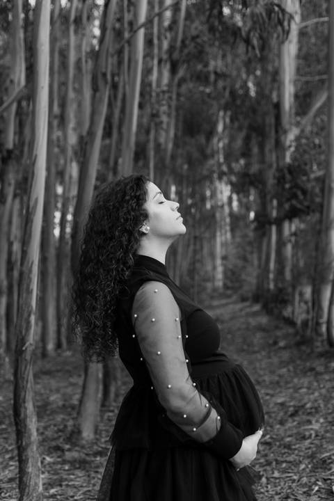 Sessão fotográfica de grávida - exterior'