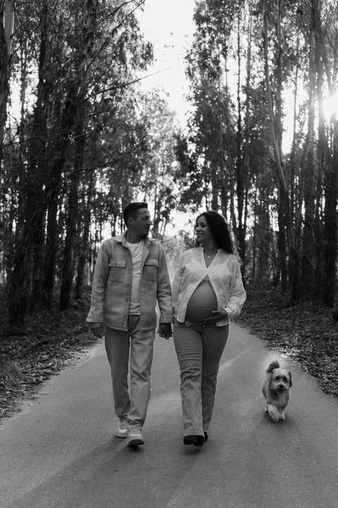 Sessão fotográfica de grávida - exterior'