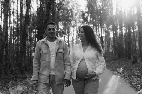 Sessão fotográfica de grávida - exterior'