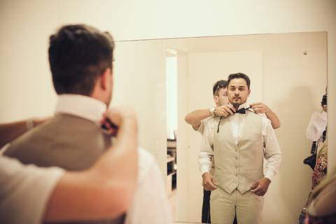 making of do noivo casamento na praia'