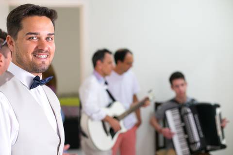 descontração making of do noivo casamento na praia'