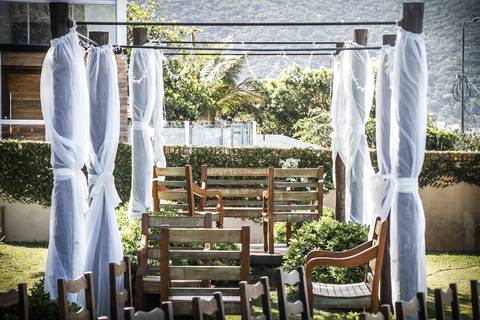 decoração de casamento restaurante casa da praia'
