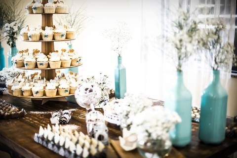 mesa de doces de casamento'