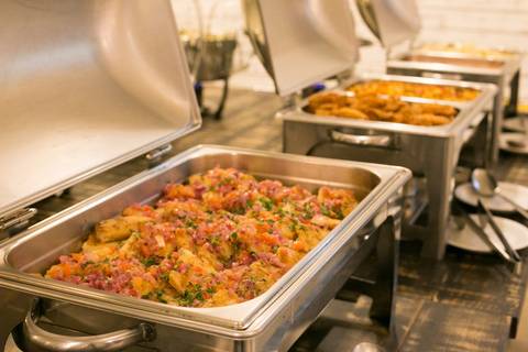 buffet de casamento  com frutos do mar no restaurante casa da paia eventos em bombinhas'