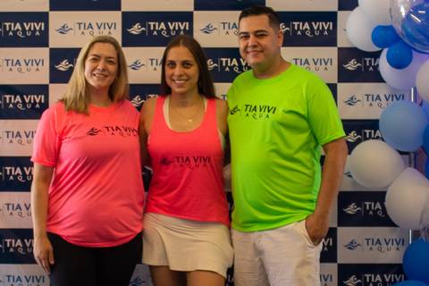 Inauguração do espaço da Tia Vivi Aqua'