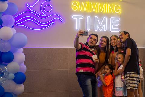 Inauguração do espaço da Tia Vivi Aqua'