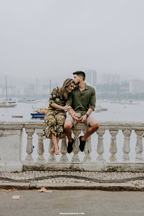 ensaio de casal praia vermelha rio de janeiro rj  bruna guerson urca mureta '