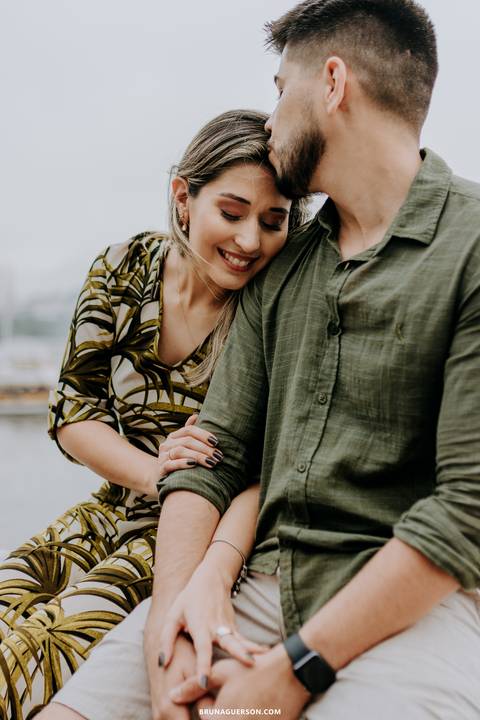 ensaio de casal praia vermelha rio de janeiro rj  bruna guerson urca mureta'