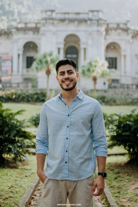 ensaio de casal bruna guerson parque lage rio de janeiro rj foto de perfil'