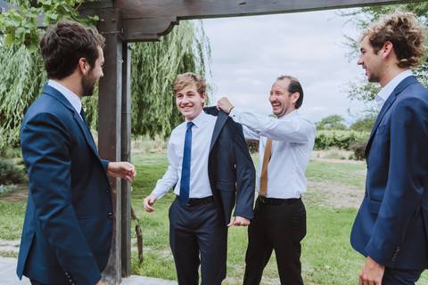 Baltasar saravia con hijos boda casamiento alejandra ramos fotografia '