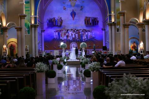 Thais e Pedro igreja catedral  Assis-sp'