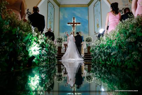 Palmital - Sp Paroquia são sebastião igreja matriz Thaina e João'