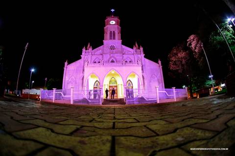 Palmital - Sp Paroquia são sebastião igreja matriz Thaina e João'